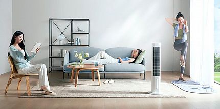Обзор напольного вентилятора Mijia Smart Evaporative Cooling Fan: 4 функции в одном девайсе