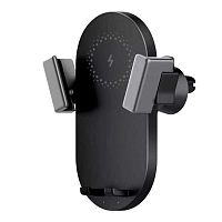 Держатель с функцией беcпроводной зарядки ZMI Wireless Charging Car Holder Black (Черный) — фото
