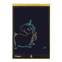 Детский планшет для рисования Wicue 12 inch LCD Tablet (Желтый) (цветная версия) — фото
