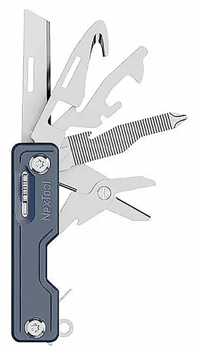 Мультитул NexTool Multifunctional mini knife 10 functions (NE20099) (Синий) — фото